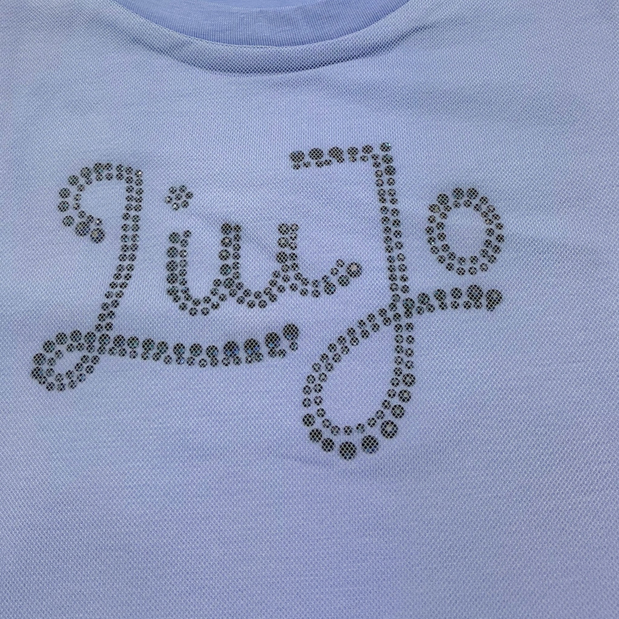 Calvin Klein T-Shirt Tinta Unita Velata con Stampa per Neonata KA5038N AZZURRO CALVIN KLEIN 