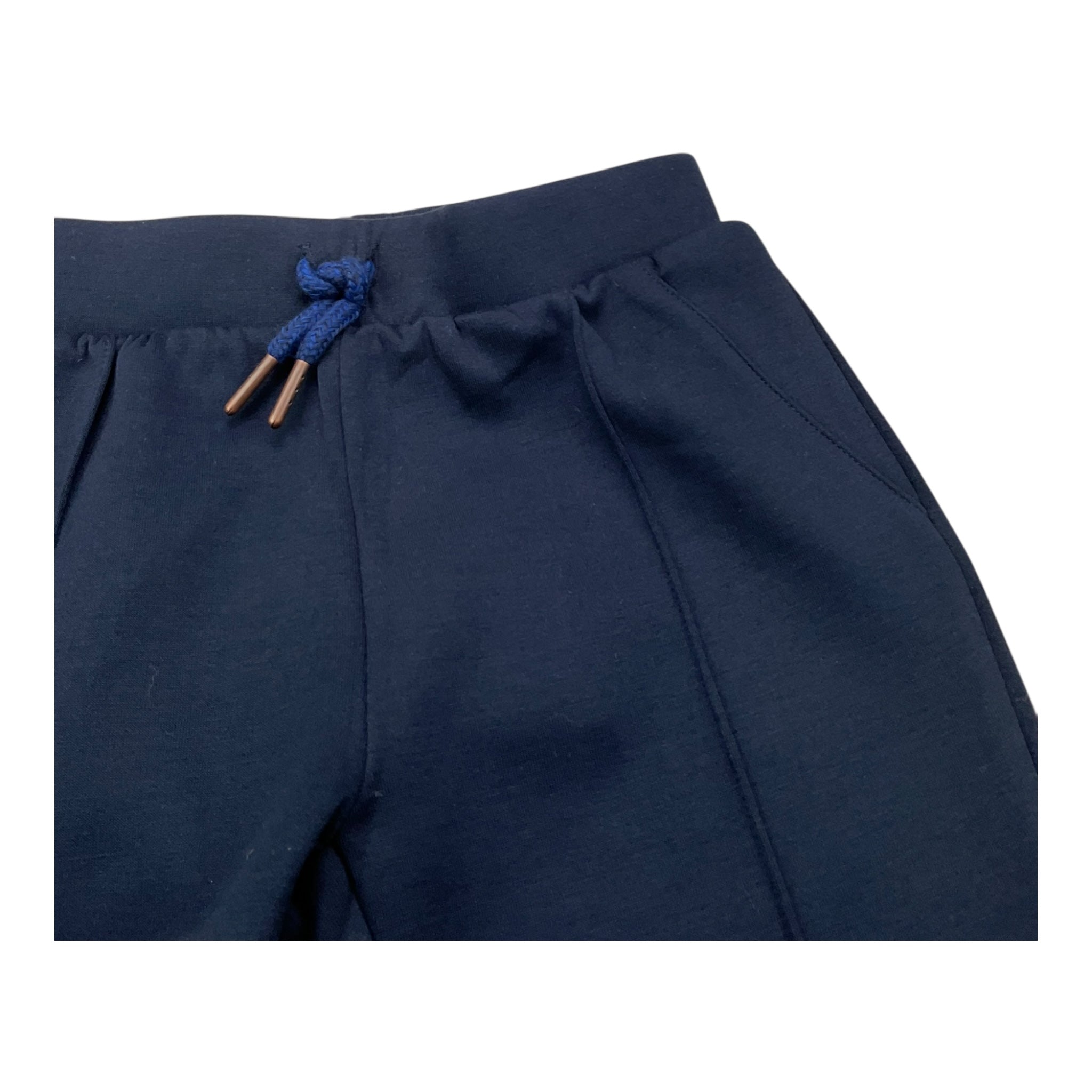 Carre'Ment Beau Leggins Tinta Unita con Elastico In Vita per Bambina Y30260J BLU CARRE'MENT BEAU 