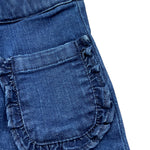 Carre'Ment Beau Jeans Tinta Unita con Elastico In Vita per Neonata Y30294 BLU CARRE'MENT BEAU 