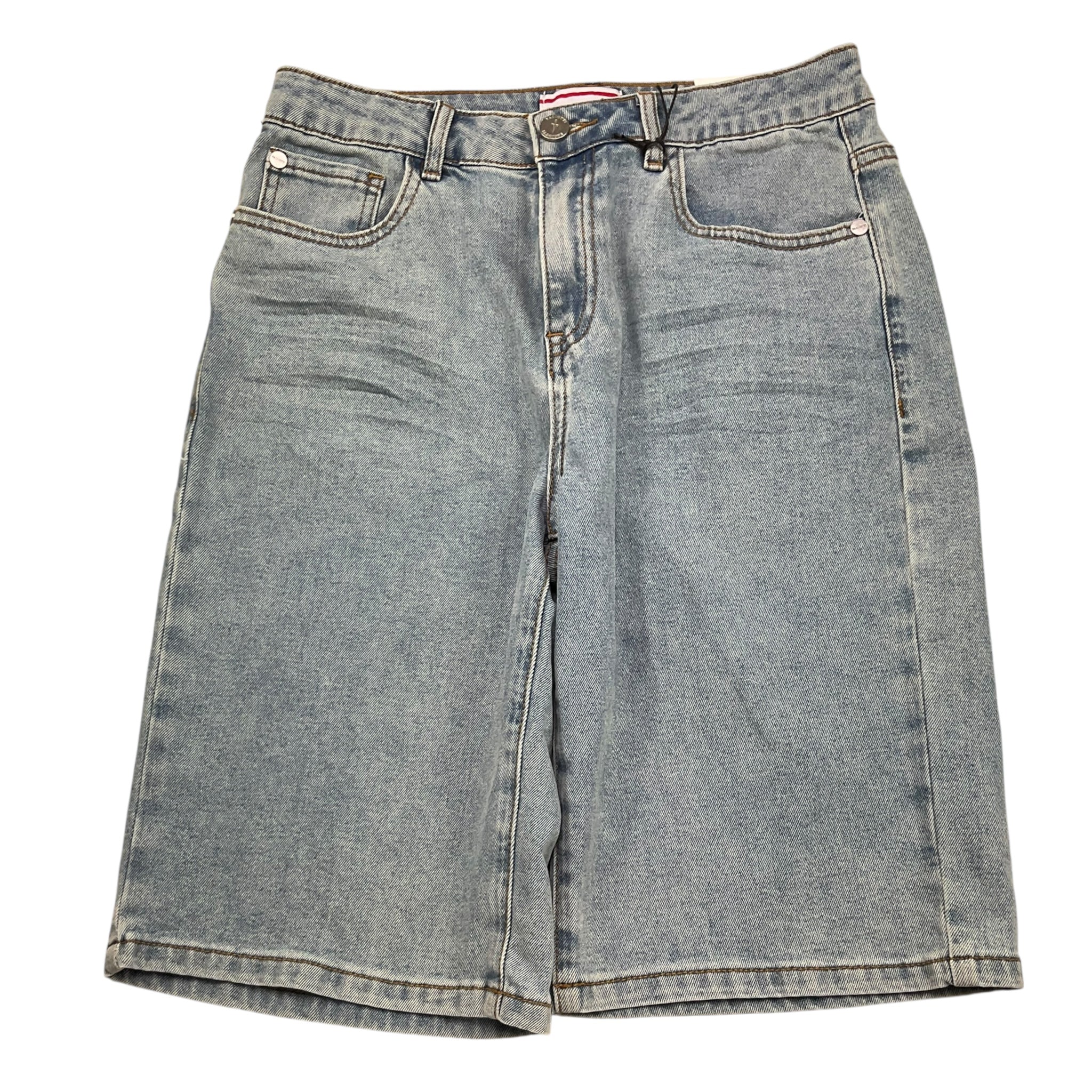 Cesare Paciotti Bermuda In Denim Tinta Unita per Bambino BFP5161B AZZURRO CESARE PACIOTTI 