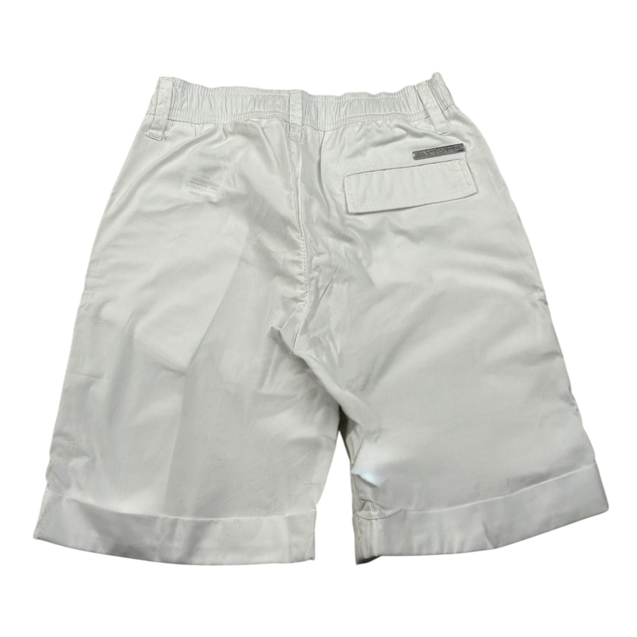 Cesare Paciotti Bermuda tinta unita con Elastico In Vita Bianco per Bambino BMP5163JX BIANCO CESARE PACIOTTI 