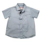 Cesare Paciotti Camicia Tinta Unita Mezza Manica per Neonato CMP3150B AZZURRO CESARE PACIOTTI 
