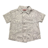 Cesare Paciotti Camicia Mezza Manica Tinta Unita con Stampe per Neonato CMP5103B BIANCO CESARE PACIOTTI 