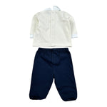Cesare Paciotti Completo 2 Pezzi Shirt-Ghettina per Neonato CPP5102NX PANNA/BLU CESARE PACIOTTI 