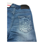 Cesare Paciotti Pantalone Effetto Denim Tinta Unita con Elastico In Vita per Neonato PTP5101BN BLU CESARE PACIOTTI 
