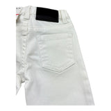 Cesare Paciotti Jeans Tinta Unita con Girovita Regolabile per Neonato PTP5159B BIANCO CESARE PACIOTTI 