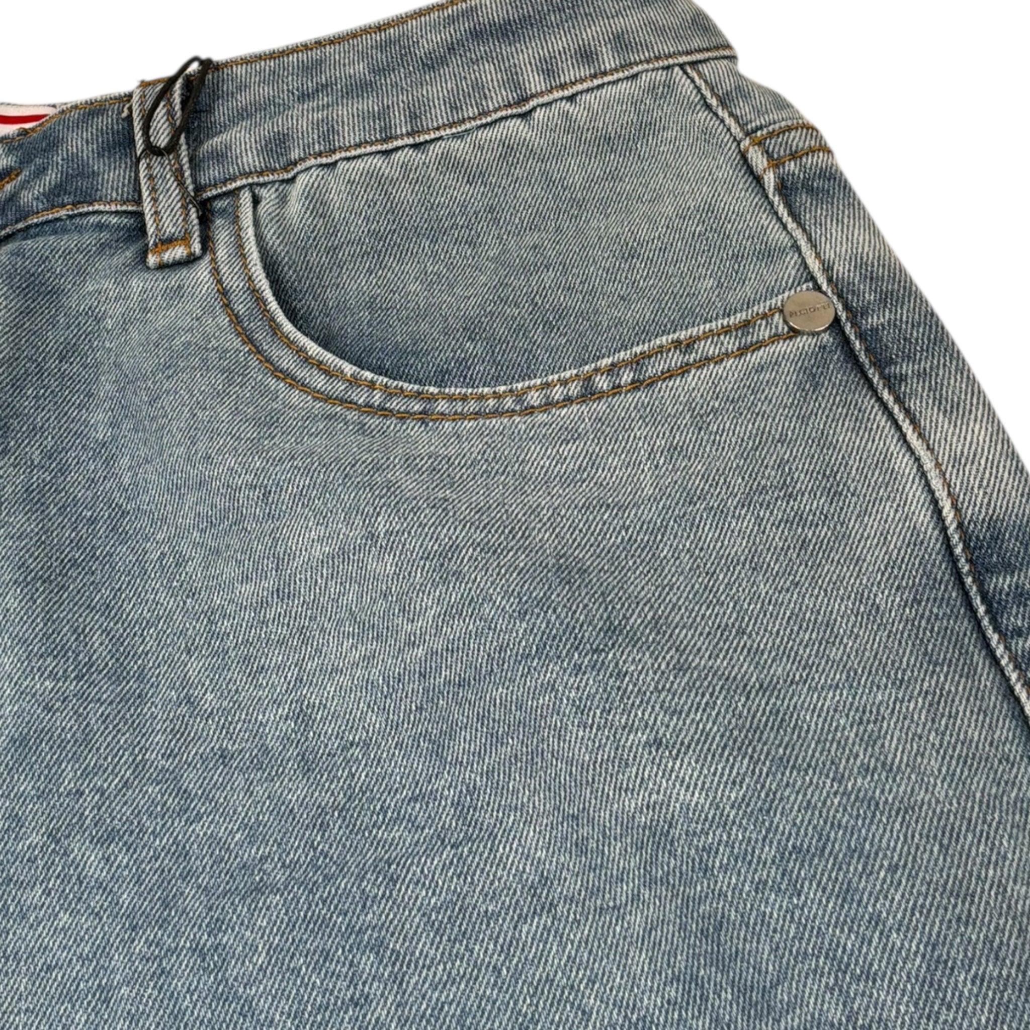 Cesare Paciotti Jeans Tinta Unita con Girovita Regolabile per Bambino PTP5162J AZZURRO CESARE PACIOTTI 