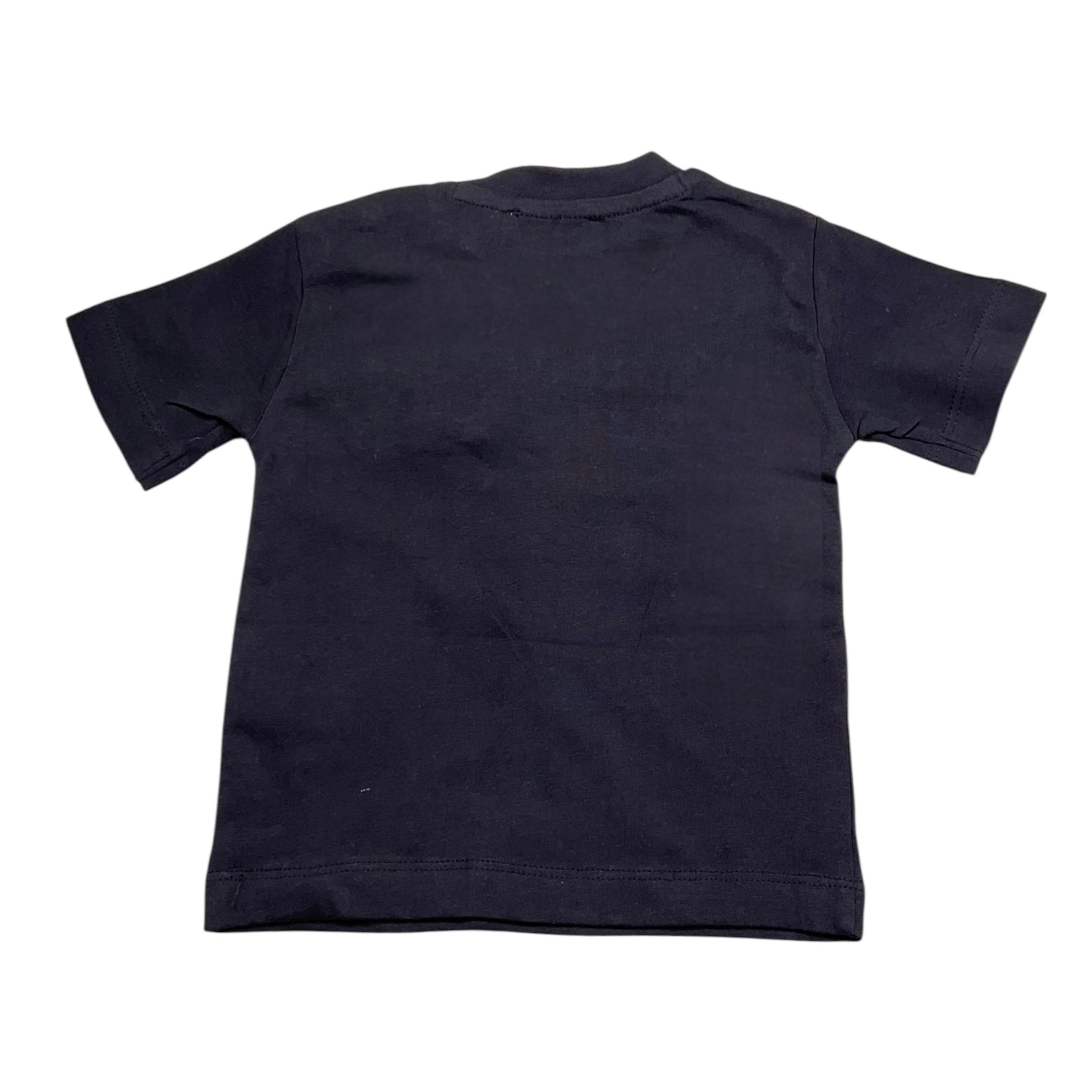 Cesare Paciotti T-Shirt Girocollo Tinta Unita con Stampa per Neonato TSP5111B BLU CESARE PACIOTTI 