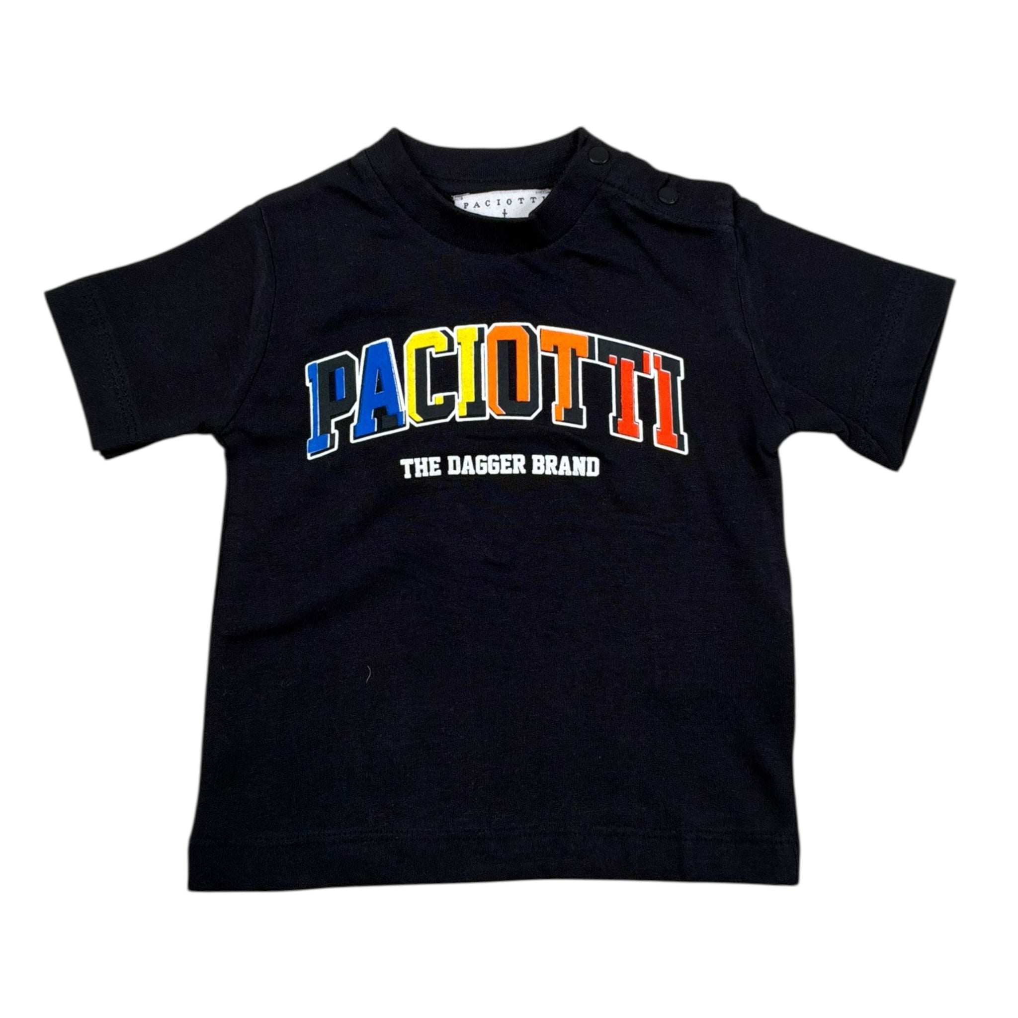 Cesare Paciotti T-Shirt Girocollo Tinta Unita con Stampa per Neonato TSP5111BXX BLU CESARE PACIOTTI 
