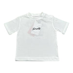 Cesare Paciotti T-Shirt Girocollo Tinta Unita con Stampa per Bambino TSP5113BX BIANCO CESARE PACIOTTI 