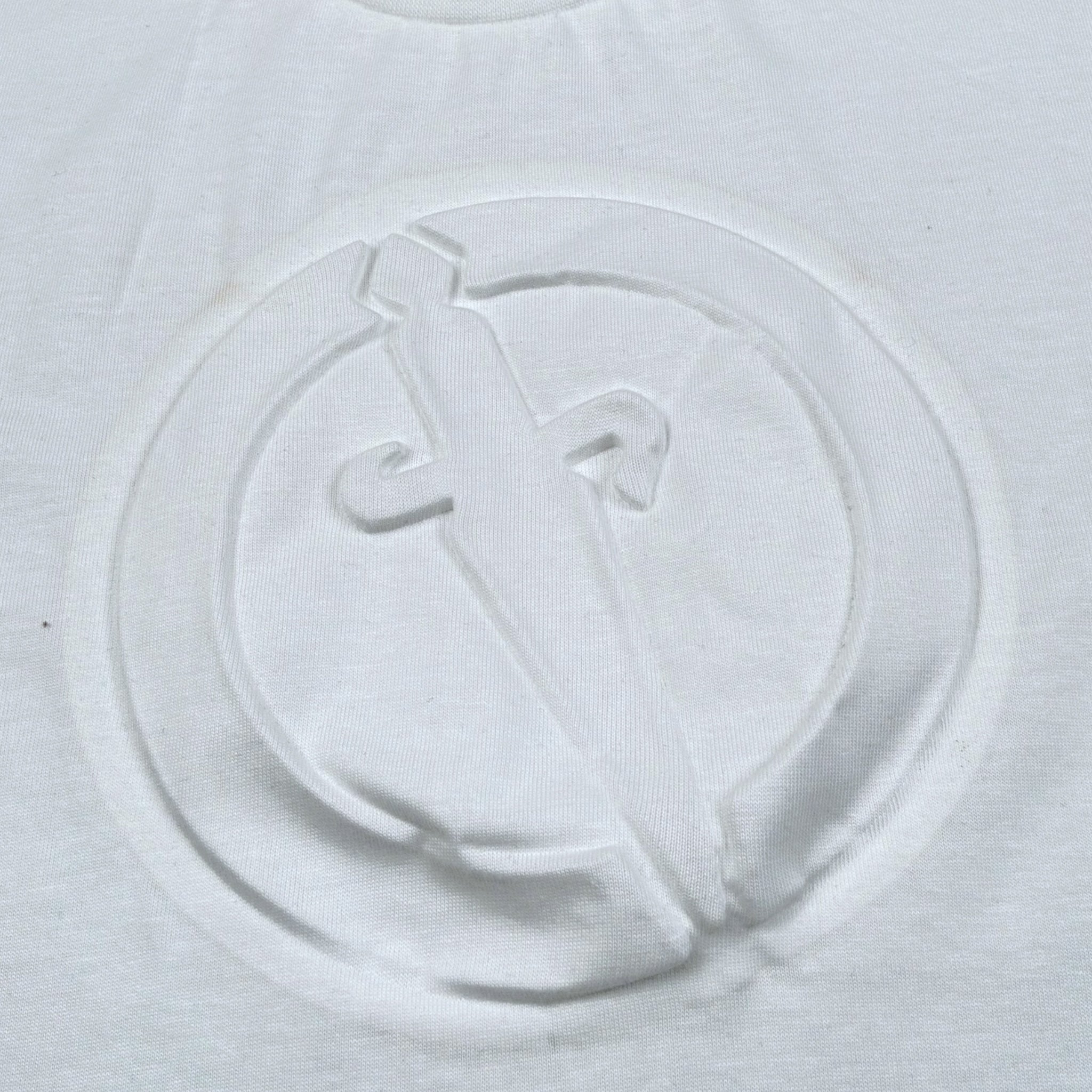 Cesare Paciotti T-Shirt Girocollo Tinta Unita con Stampa per Bambino TSP5114J BIANCO CESARE PACIOTTI 