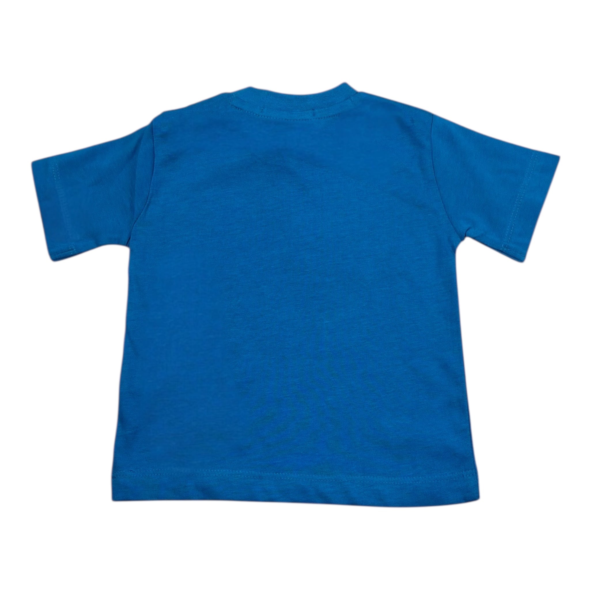 Cesare Paciotti T-Shirt Girocollo Tinta Unita con Stampa per Neonato TSP5117BN BLU CESARE PACIOTTI 
