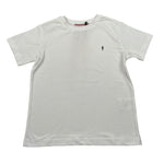 Cesare Paciotti T-Shirt Girocollo tinta unita con Stampa Bianco per Bambino TSP5155BXXX BIANCO CESARE PACIOTTI 