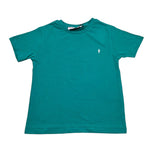 Cesare Paciotti T-Shirt Girocollo tinta unita con Stampa Verde per Bambino TSP5155BXXX VERDE CESARE PACIOTTI 