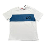 Cesare Paciotti T-Shirt Girocollo Tinta Unita con Stampa per Neonato TSP5157BXN BIANCO CESARE PACIOTTI 