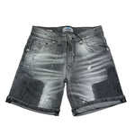Cianotic Bermuda In Denim Tinta Unita con Strappi per Bambino 20165 NERO CIANOTIC 