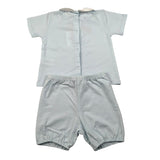 Coccode Completo 2 Pezzi T-Shirt-Culotte Tinta Unita per Neonato C5516777 AZZURRO COCCODE 