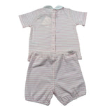 Coccode Completo 2 Pezzi T-Shirt-Culotte per Neonata C55167 ROSA COCCODE 