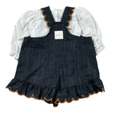 Coco' Et Mama' Completo 2 Pezzi Camicia-Salopette per Neonata EELTTRABABY BLU COCO' ET MAMA' 