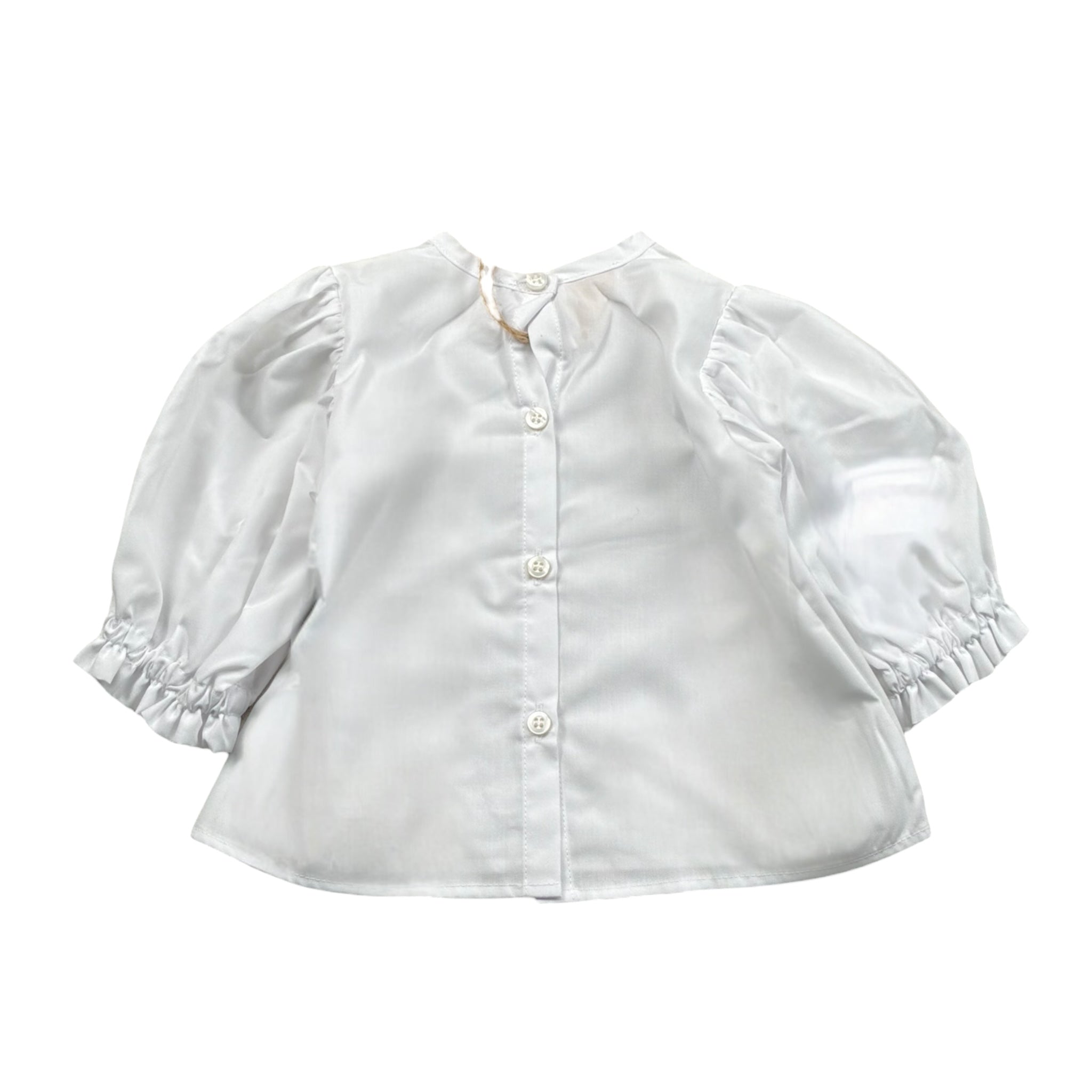 Coco' Et Mama' Camicia Tinta Unita per Neonata LUNA BIANCO COCO' ET MAMA' 