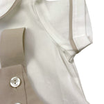 Colibri Completo 2 Pezzi Camicia-Salopette Bicolore per Neonato 2CCTCPP BIANCO/BEIGE COLIBRI 