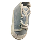 Colori Chiari Scarpine Bicolore con Lacci per Neonato MN957228 BIANCO/AZZURRO COLORI CHIARI 