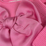 Cnd Tutina Tinta Unita con Fiocco per Neonata 55933010 FUXIA CND 