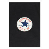 Converse T-Shirt Girocollo tinta unita con Logo Nero per Bambino 9C9506 NERO CONVERSE 