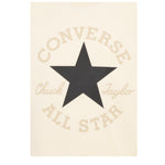 Converse T-Shirt Girocollo Tinta Unita con Logo per Bambino 9CD483 BEIGE CONVERSE 