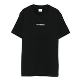 C.P. Company T-Shirt tinta unita con Stampa Nero per Bambino CBM008 NERO C.P. COMPANY 