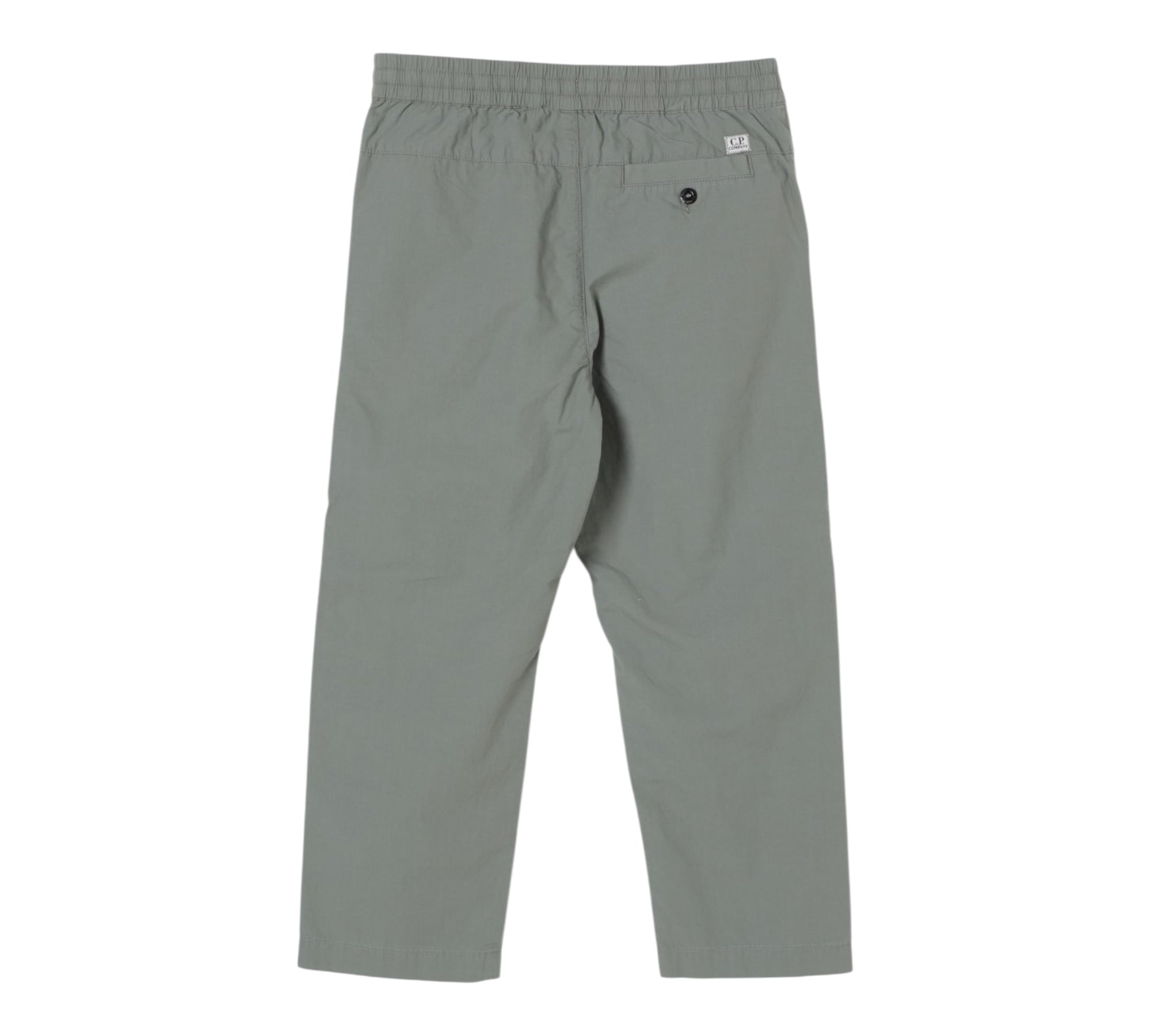 C.P. Company Pantalone Tinta Unita con Elastico In Vita per Bambino CMP00M VERDE C.P. COMPANY 