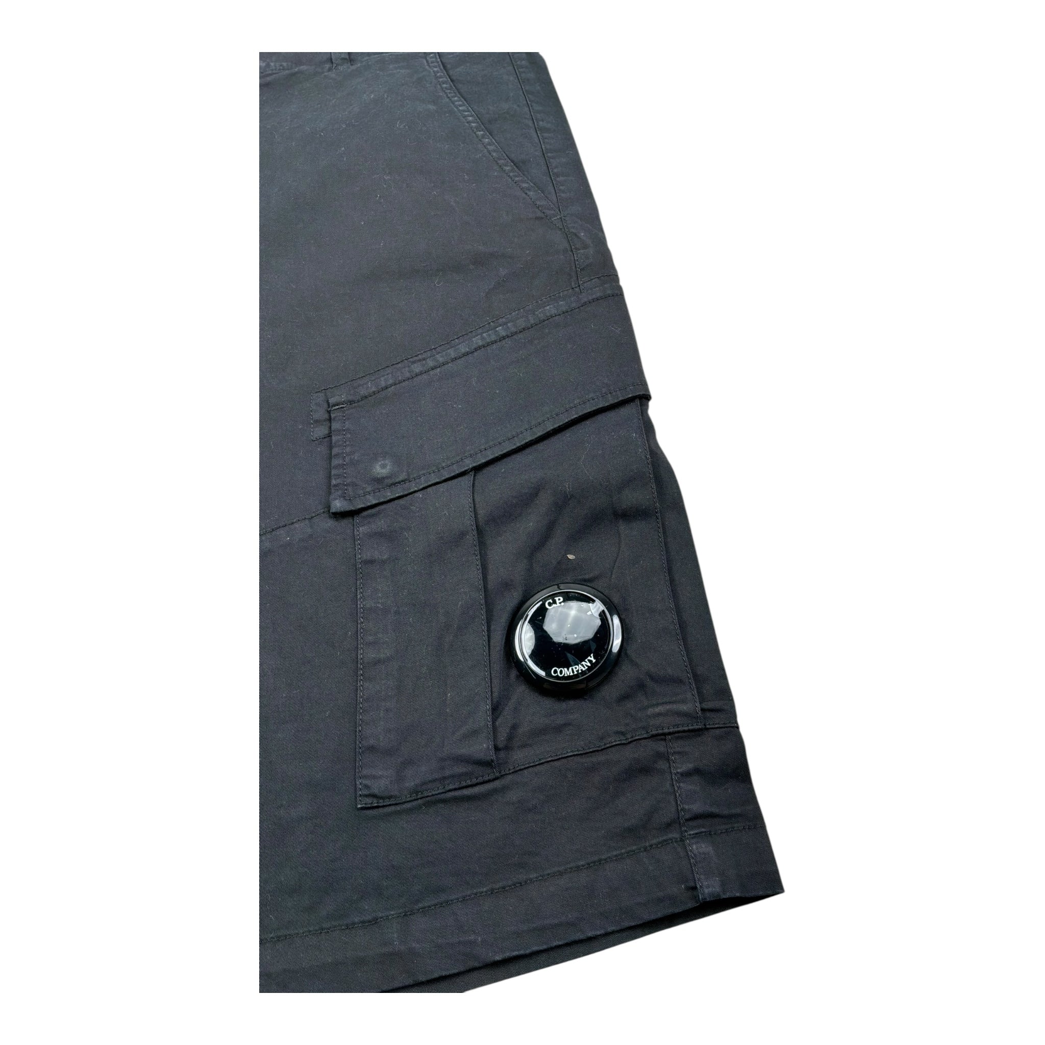 C.P. Company Bermuda Tinta Unita con Girovita Regolabile per Bambino CMQ005 NERO C.P. COMPANY 