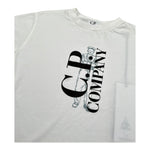 C.P. Company T-Shirt Girocollo Tinta Unita con Stampa per Bambino CNM00L BIANCO C.P. COMPANY 