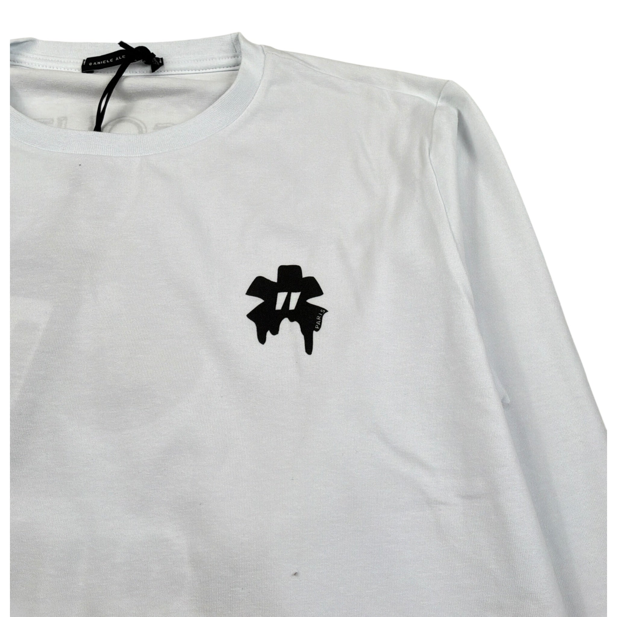 Daniele Alessandrini Shirt Girocollo tinta unita con Stampa Bianco per Bambino 1231M1369 BIANCO DANIELE ALESSANDRINI 