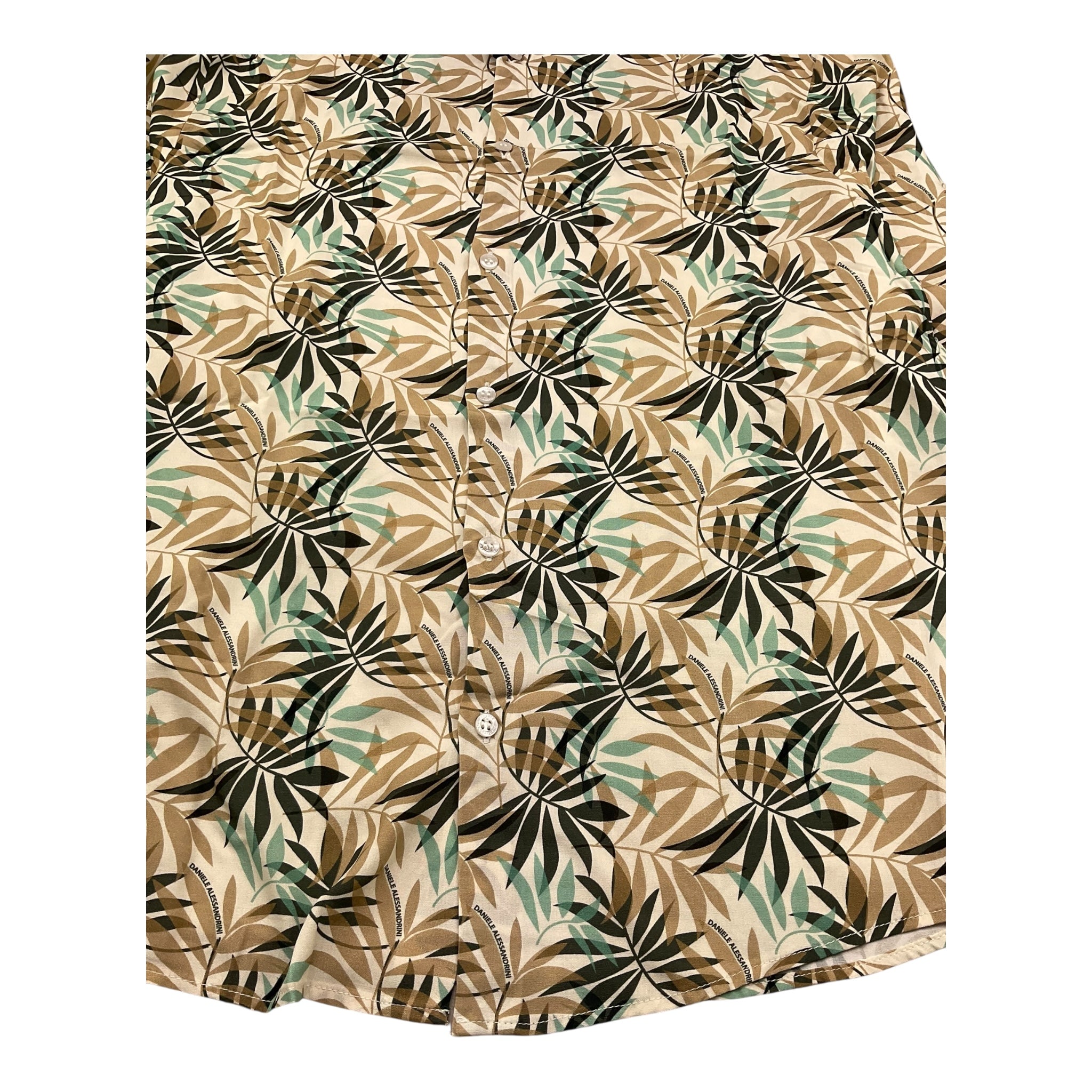 Daniele Alessandrini Camicia Manica Lunga Stampa Fantasia per Bambino 1235C00311 BEIGE DANIELE ALESSANDRINI 