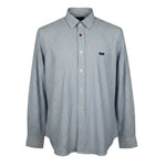 Daniele Alessandrini Camicia tinta unita con Fantasia A Righe Azzurro per Bambino 1235C1198 AZZURRO DANIELE ALESSANDRINI 