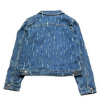 Daniele Alessandrini Giubbino In Denim Tinta Unita per Bambino 1235OD00258 BLU DANIELE ALESSANDRINI 