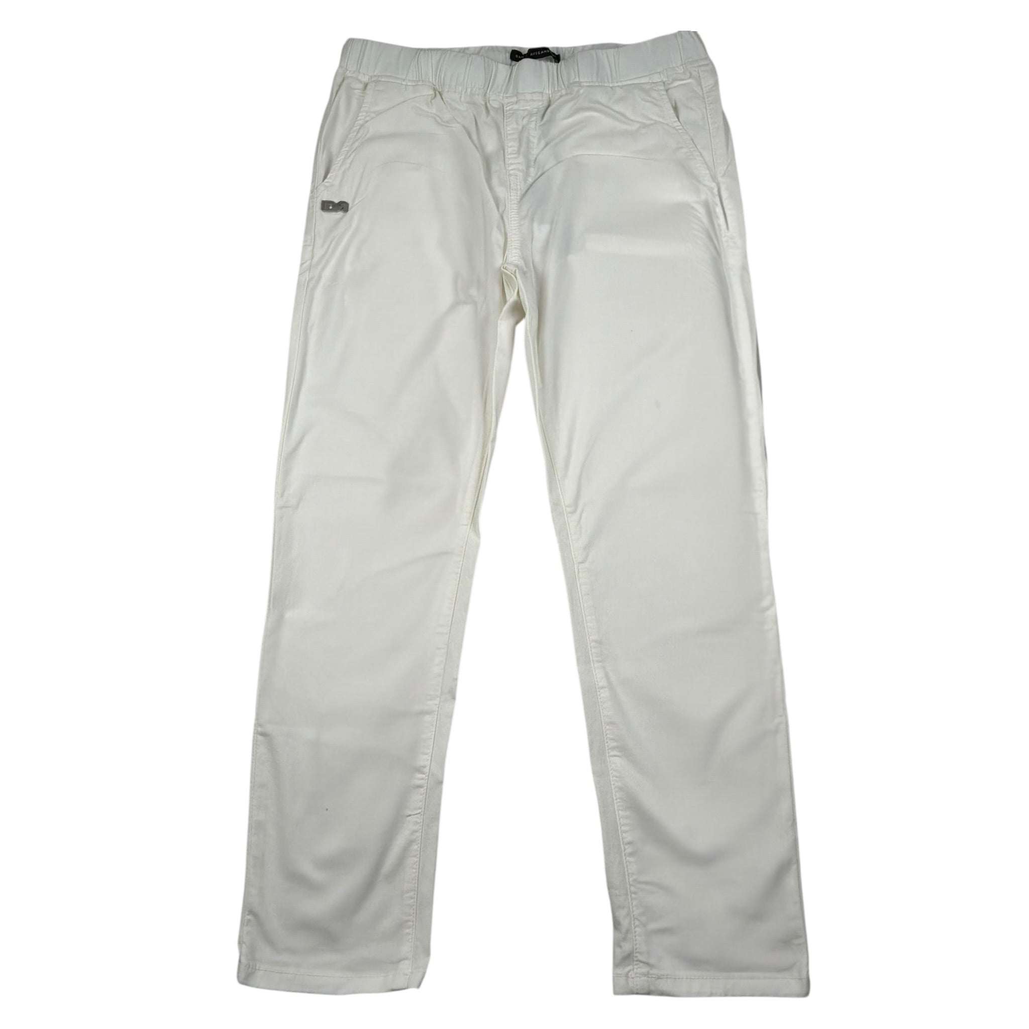 Daniele Alessandrini Pantalone Tinta Unita con Elastico In Vita per Bambino 1235P00262X BIANCO DANIELE ALESSANDRINI 