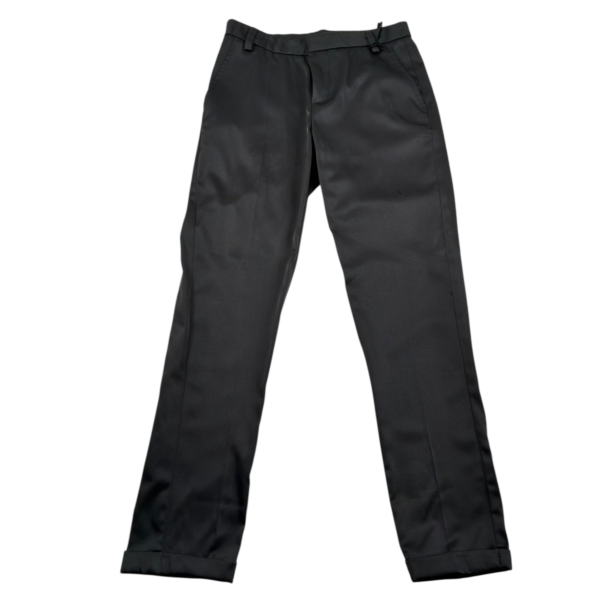 Daniele Alessandrini Pantalone Tinta Unita con Girovita Regolabile per Bambino 1235P1267 NERO DANIELE ALESSANDRINI 