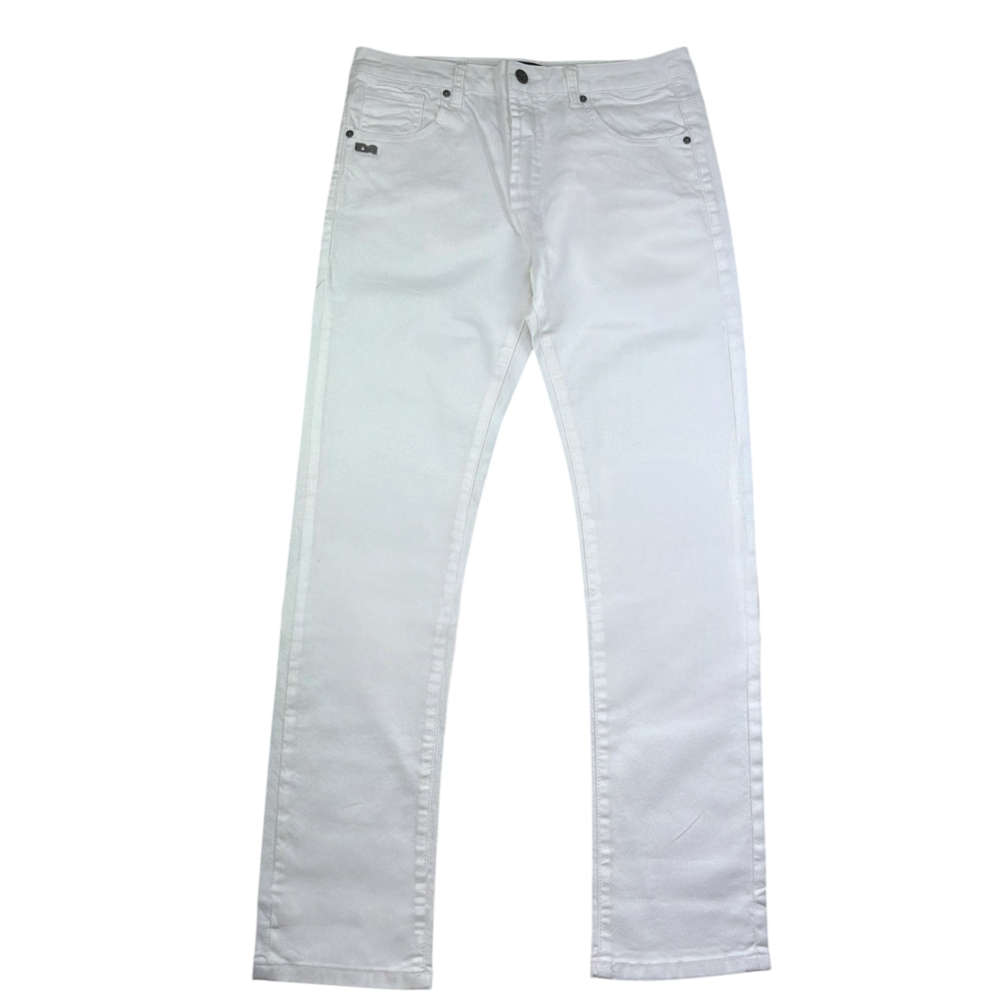 Daniele Alessandrini Jeans Tinta Unita con 5 Tasche per Bambino 1235PT PANNA DANIELE ALESSANDRINI 