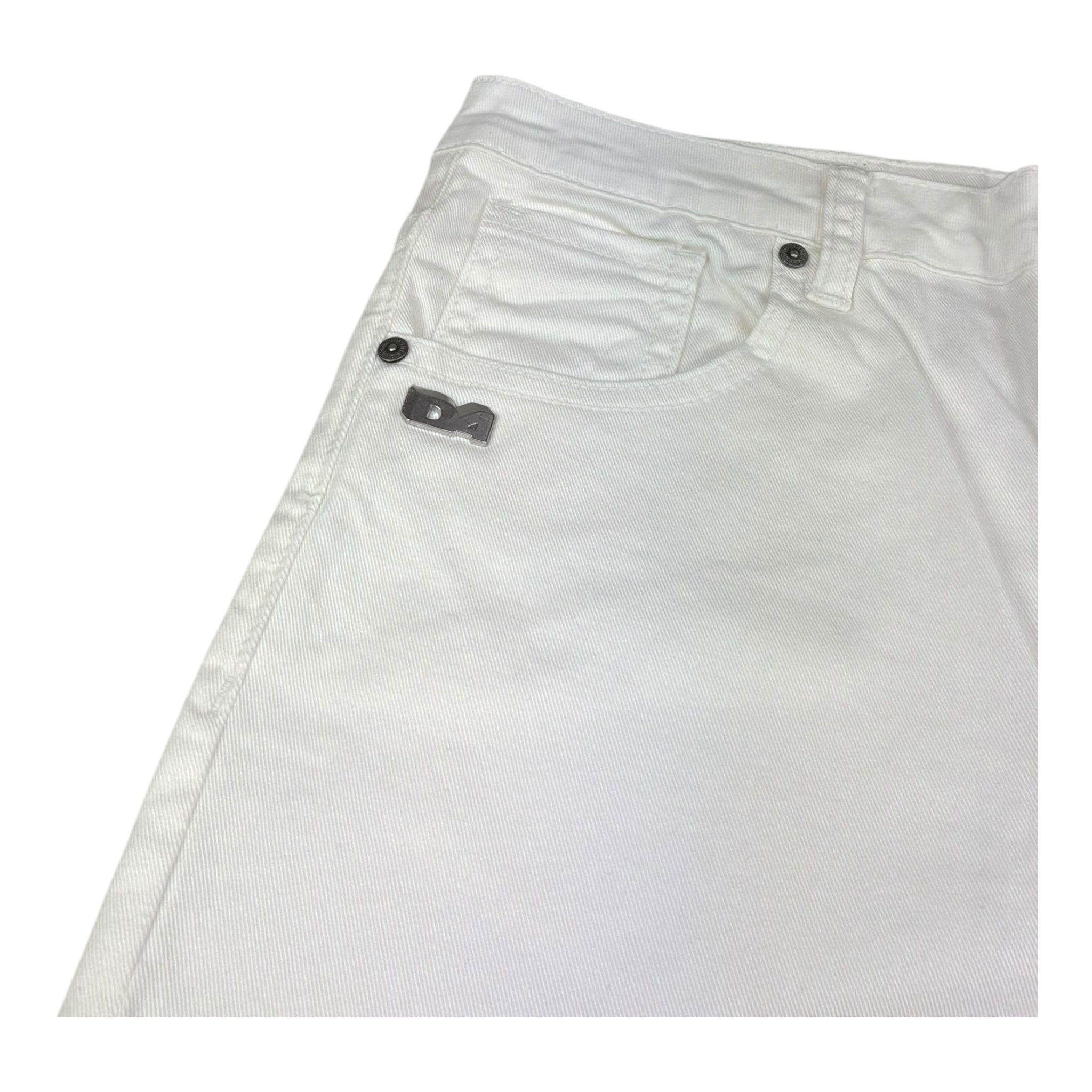Daniele Alessandrini Jeans Tinta Unita con 5 Tasche per Bambino 1235PT PANNA DANIELE ALESSANDRINI 