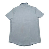 Daniele Alessandrini Camicia Mezza Manica Tinta Unita per Bambino 1236C002300 AZZURRO DANIELE ALESSANDRINI 