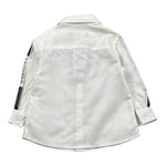 Daniele Alessandrini Camicia Manica Lunga Tinta Unita con Stampa per Neonato 1291C0826X PANNA DANIELE ALESSANDRINI 