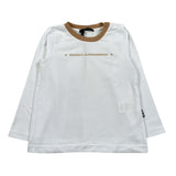 Daniele Alessandrini Shirt Girocollo Tinta Unita con Logo per Neonato 1291M00030 BIANCO DANIELE ALESSANDRINI 