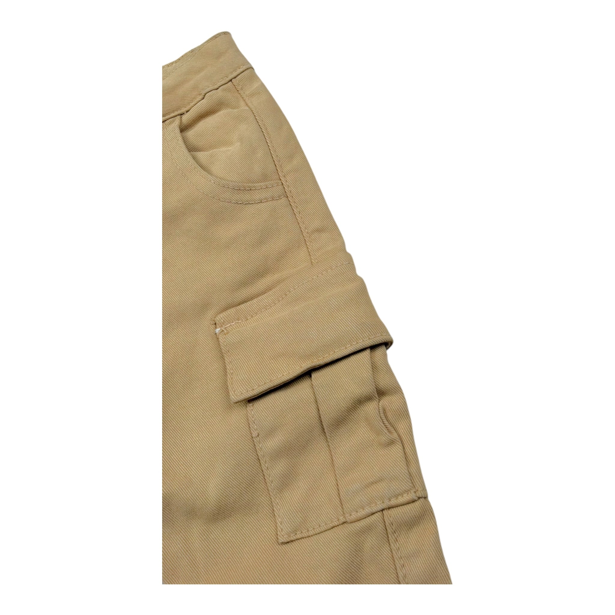 Daniele Alessandrini Pantalone Tinta Unita con Girovita Regolabile per Neonato 1291P00023 CAMMELLO DANIELE ALESSANDRINI 