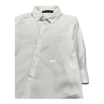 Daniele Alessandrini Camicia Manica Lunga Tinta Unita con Logo per Neonato 1295C00267 BIANCO DANIELE ALESSANDRINI 