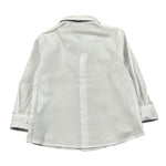 Daniele Alessandrini Camicia Manica Lunga Tinta Unita con Logo per Bambino 1295C00267J BIANCO DANIELE ALESSANDRINI 
