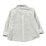 Daniele Alessandrini Camicia Manica Lunga Tinta Unita con Logo per Bambino 1295C00267J BIANCO DANIELE ALESSANDRINI 