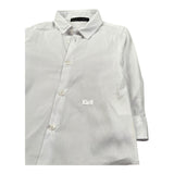 Daniele Alessandrini Camicia Manica Lunga Tinta Unita con Logo per Bambino 1295C00267J BIANCO DANIELE ALESSANDRINI 