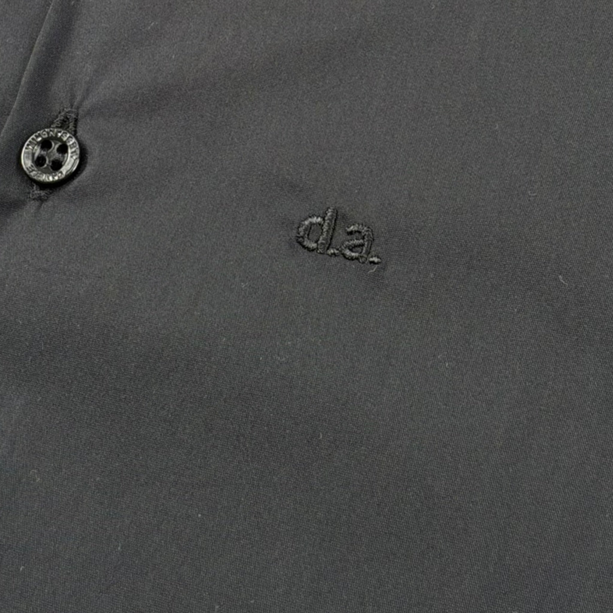 Daniele Alessandrini Camicia Manica Lunga Tinta Unita con Stampa per Bambino 1295C0306 NERO DANIELE ALESSANDRINI 